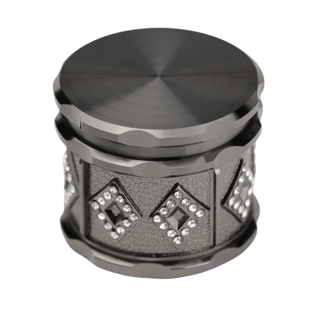 Bejewelled Black 60mm Herb Grinder
