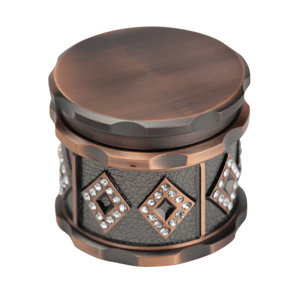 Bejewelled Bronze 60mm Herb Grinder