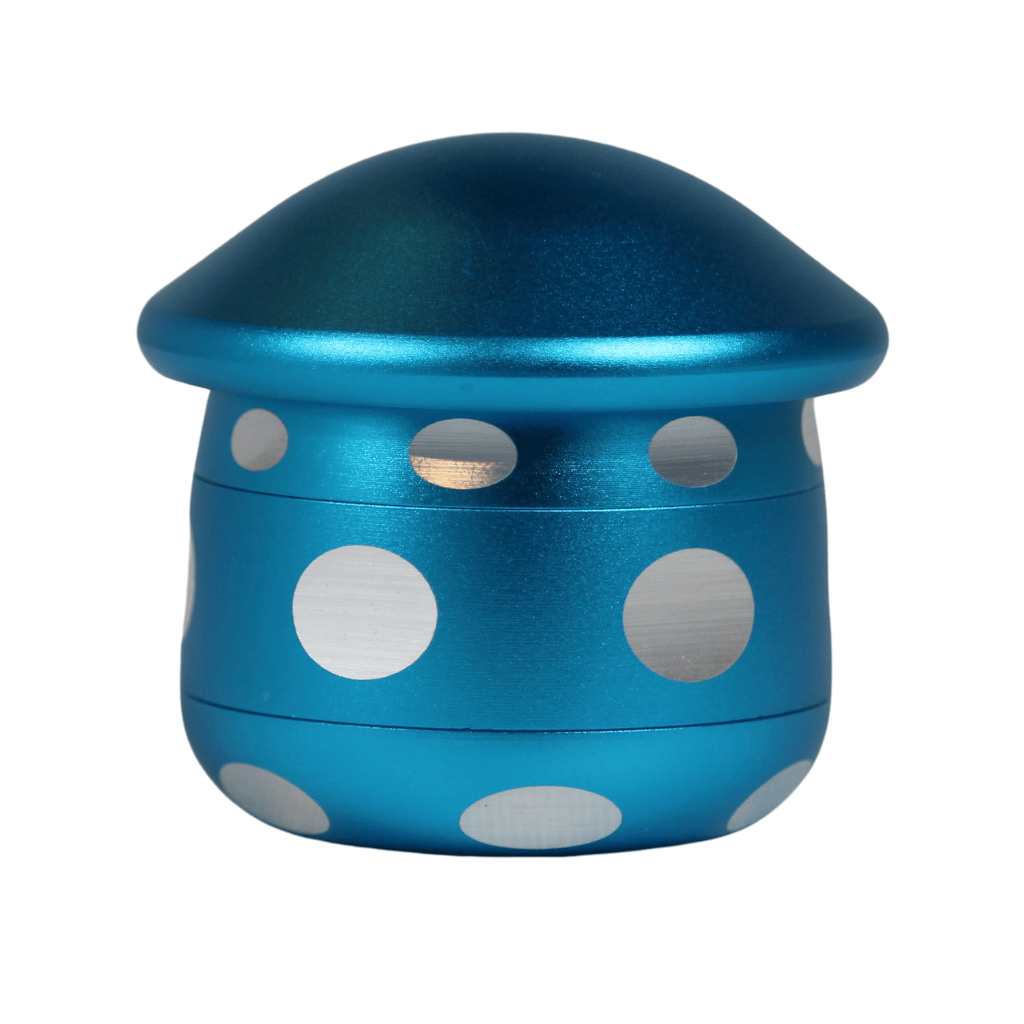 Blue Mushroom Herb Grinder