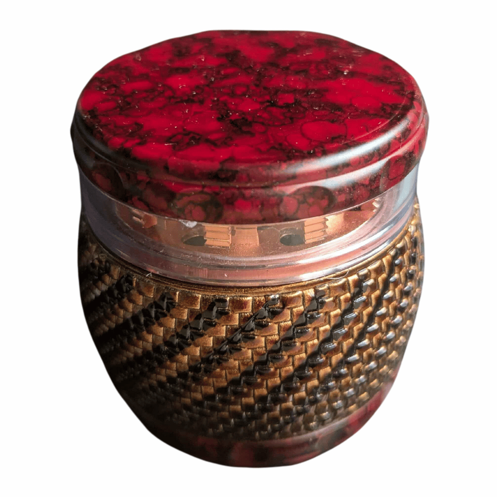Dark Wood Snake Charmer Herb Grinder 65mm