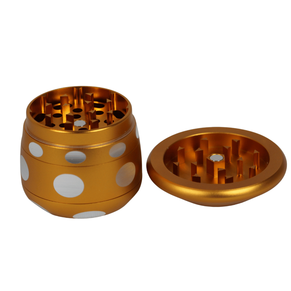 Gold Mushroom Herb Grinder