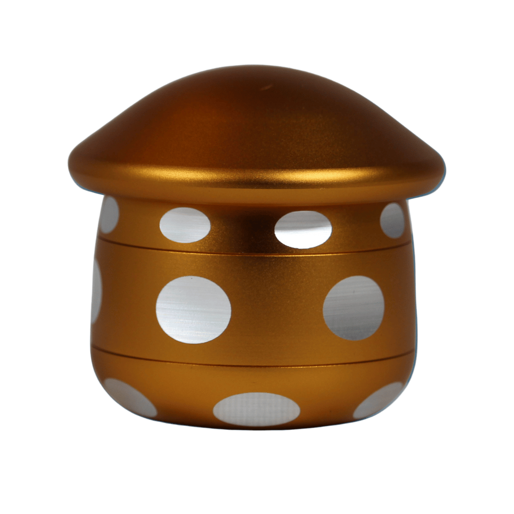 Gold Mushroom Herb Grinder