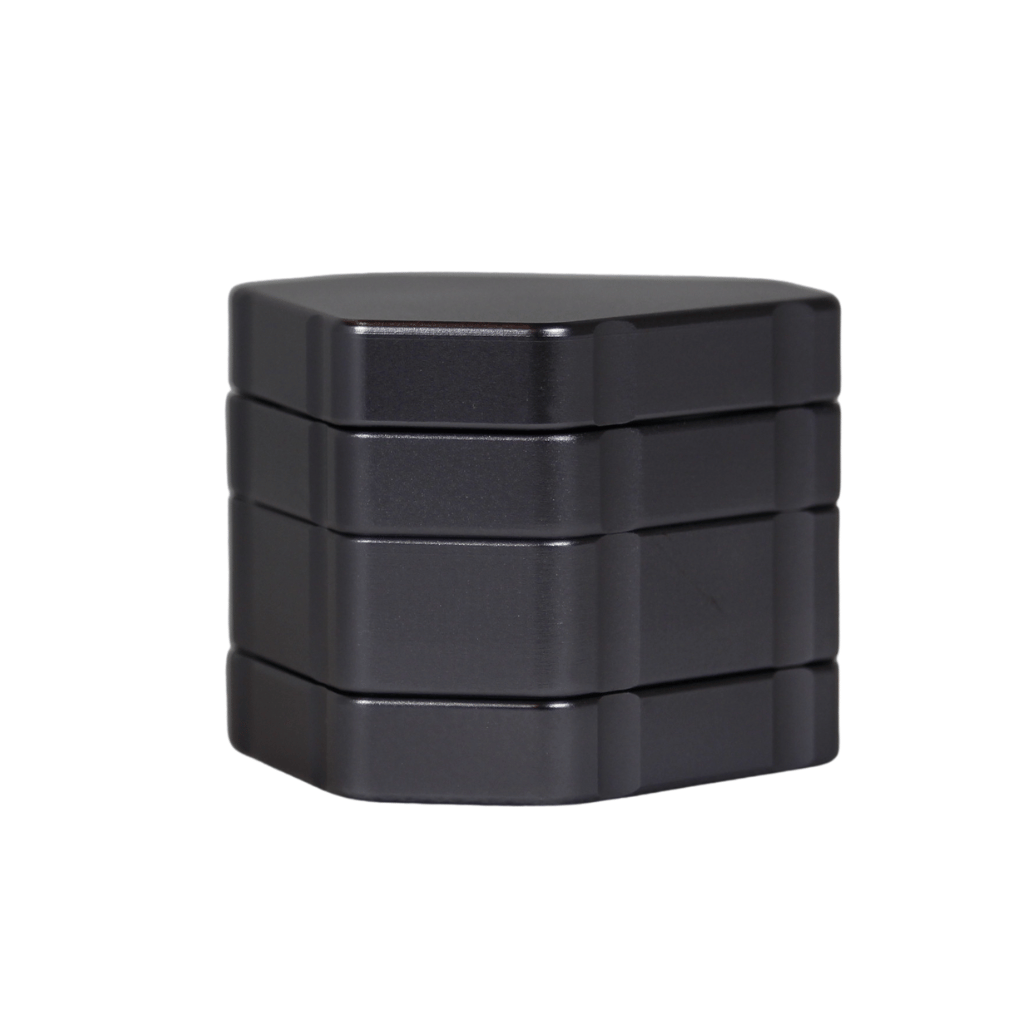 Gunmetal Grey Trinity Herb Grinder