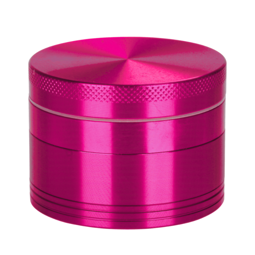 Hot Pink Aluminium 60mm Herb Grinder - 4 Piece