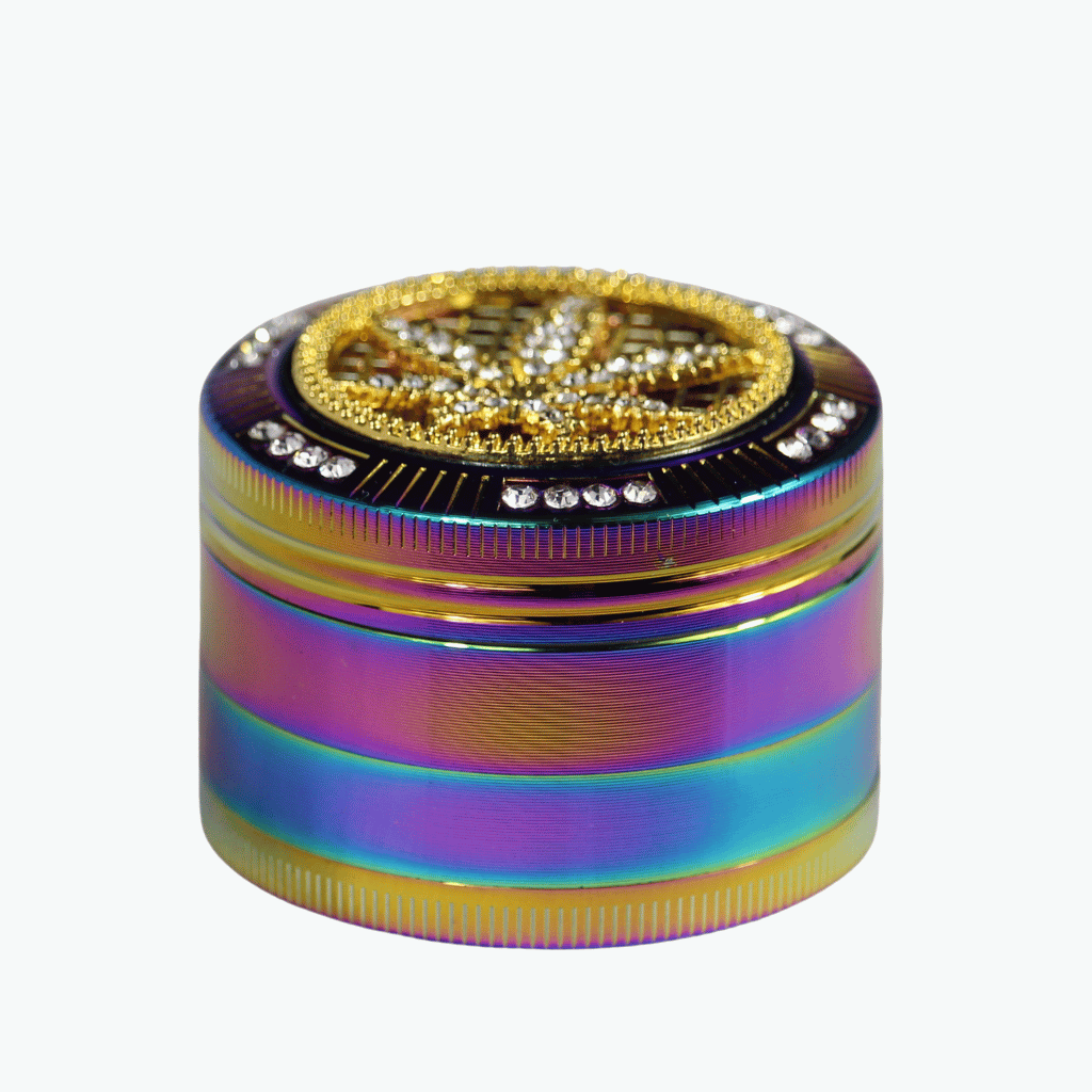 Iced Out Leaf Herb Grinder