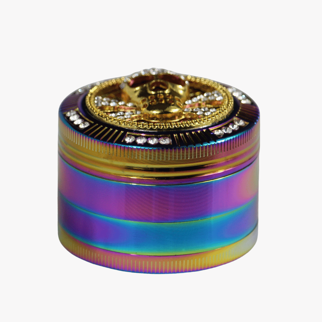 Iced Out Skull Herb Grinder