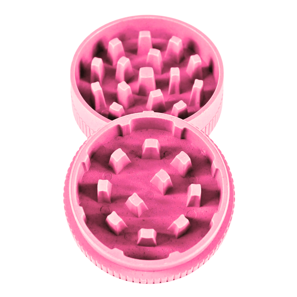 Pink Hemp Fibre 55mm Herb Grinder