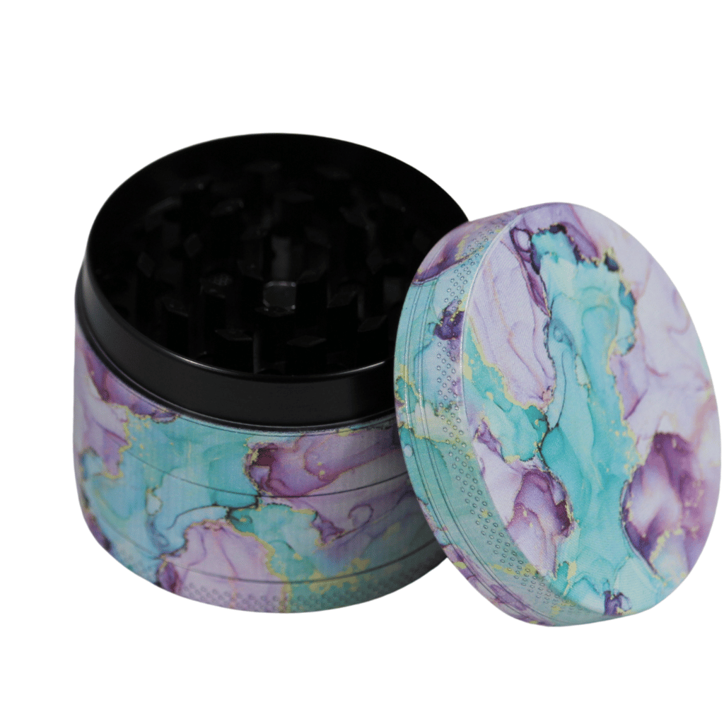 Pink Marble Herb Grinder