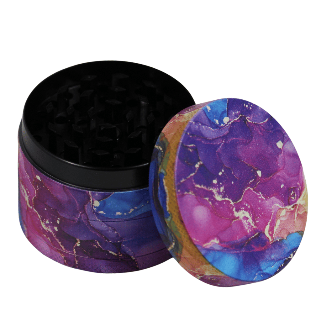 Purple Marble Herb Grinder