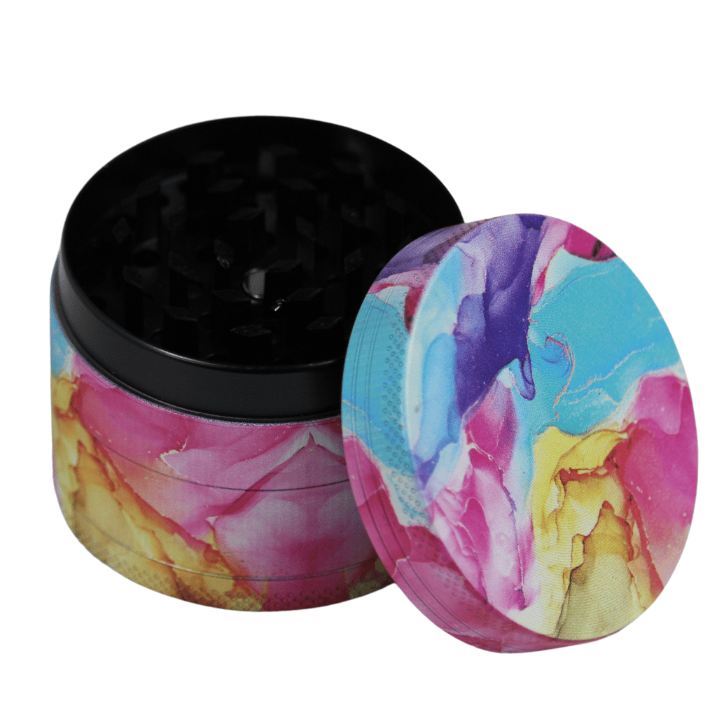 Rainbow Marble Herb Grinder