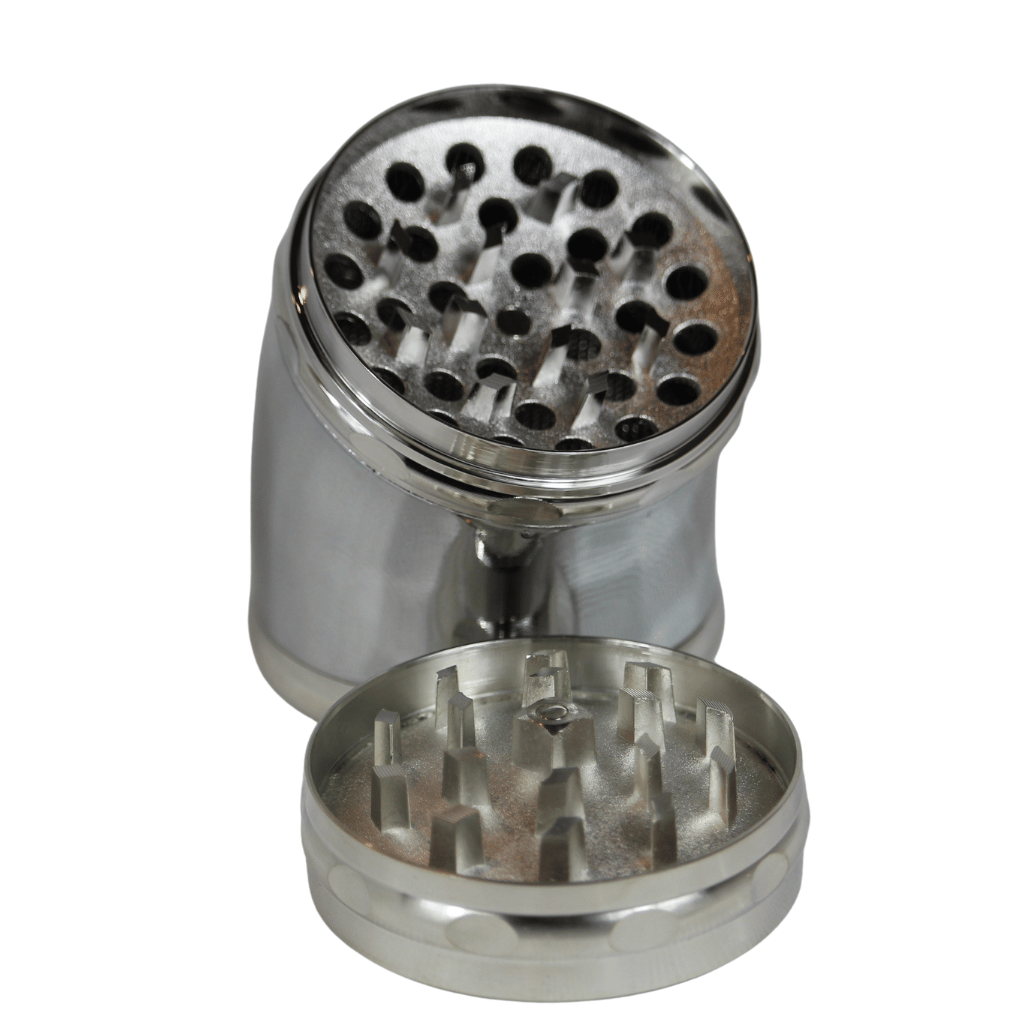 Silver Roulette Wheel Herb Grinder