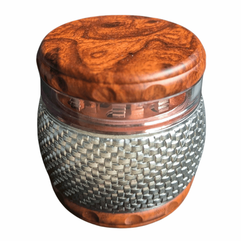 Silver Snake Charmer Herb Grinder 65mm
