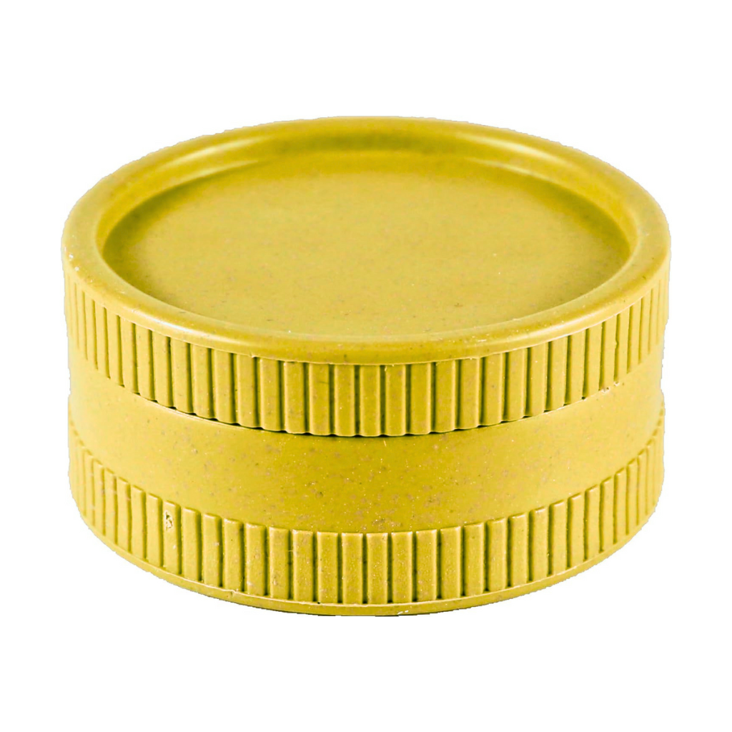 Yellow Hemp Fibre 55mm Herb Grinder