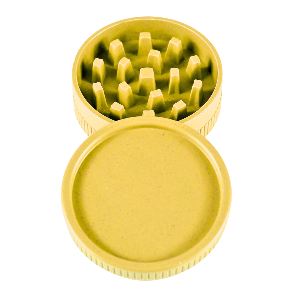 Yellow Hemp Fibre 55mm Herb Grinder