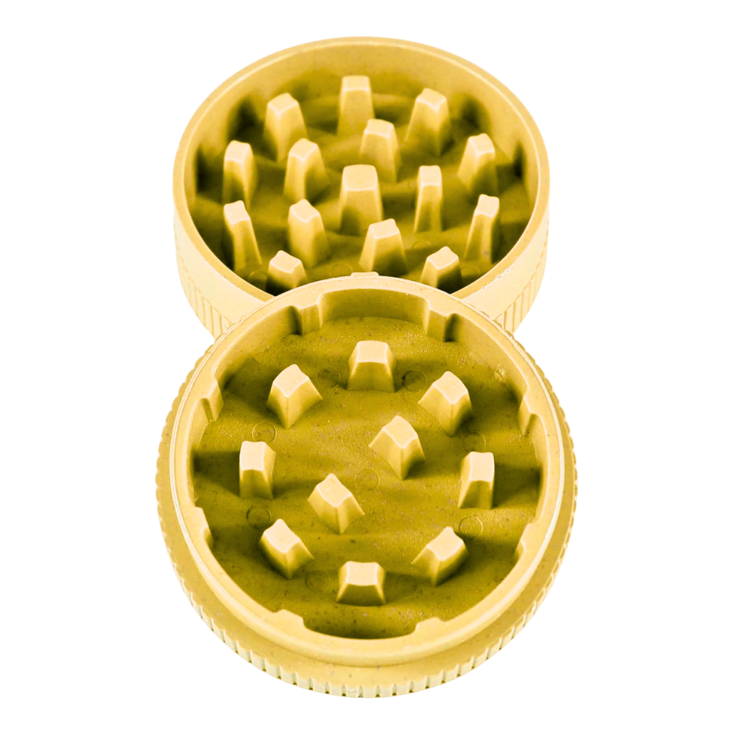 Yellow Hemp Fibre 55mm Herb Grinder