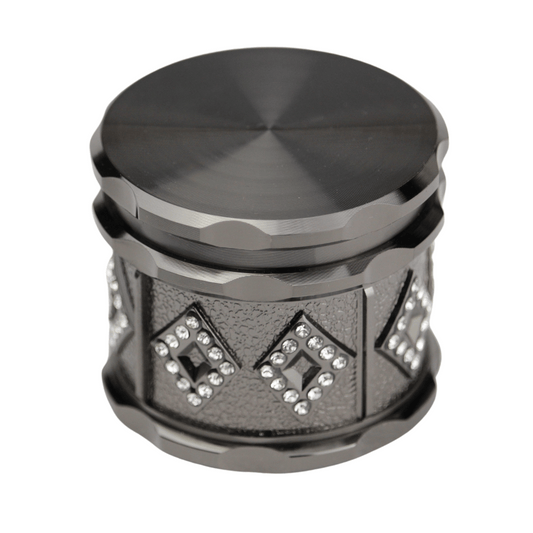 Bejewelled Black 60mm Herb Grinder