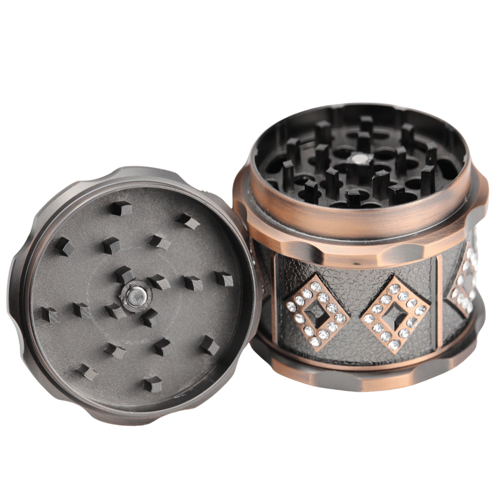Bejewelled Bronze 60mm Herb Grinder