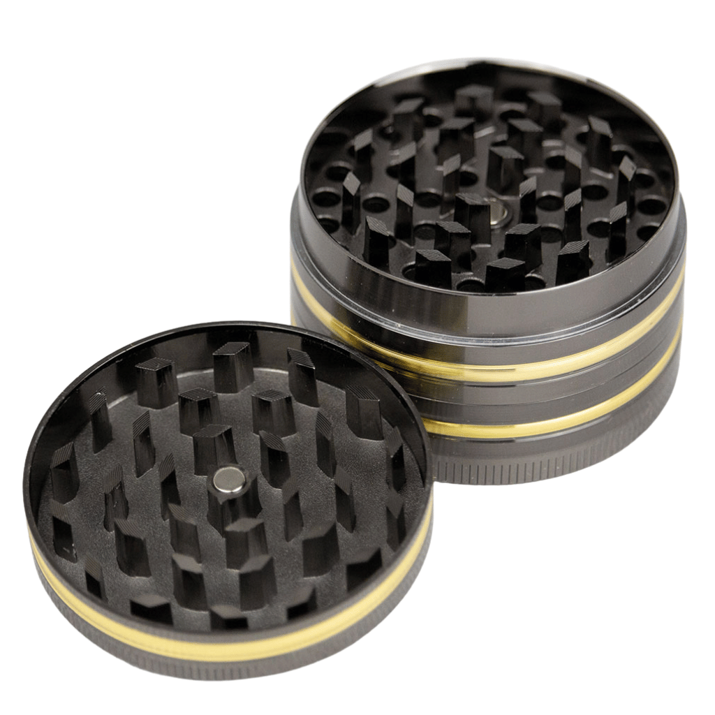 Black Iced Out Skull Herb Grinder