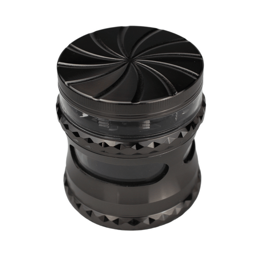 Black Stainless Steel 60mm Herb Grinder