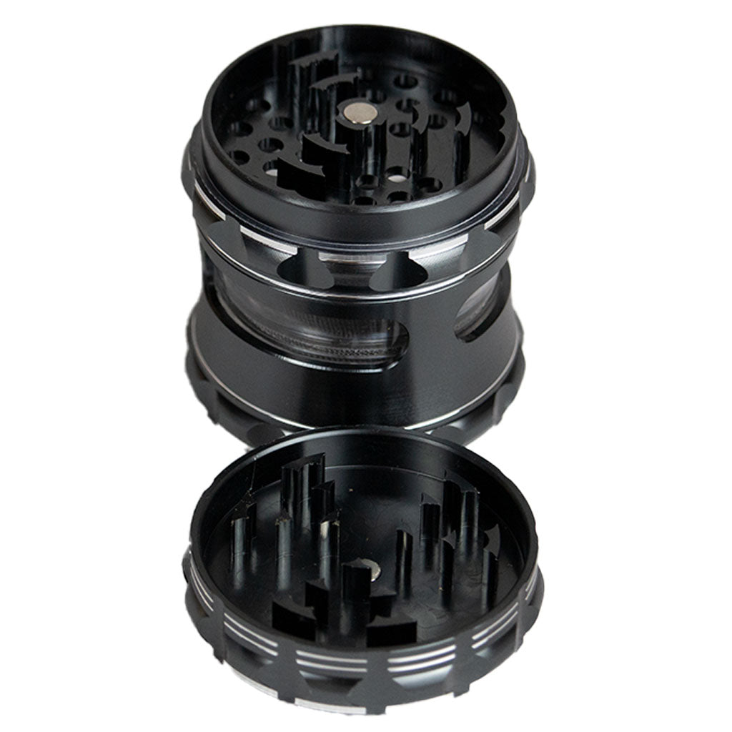 Black Stainless Steel 60mm Herb Grinder