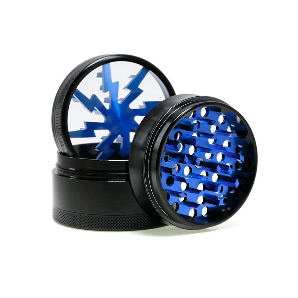 Blue Lightning Arc 63mm Herb Grinder