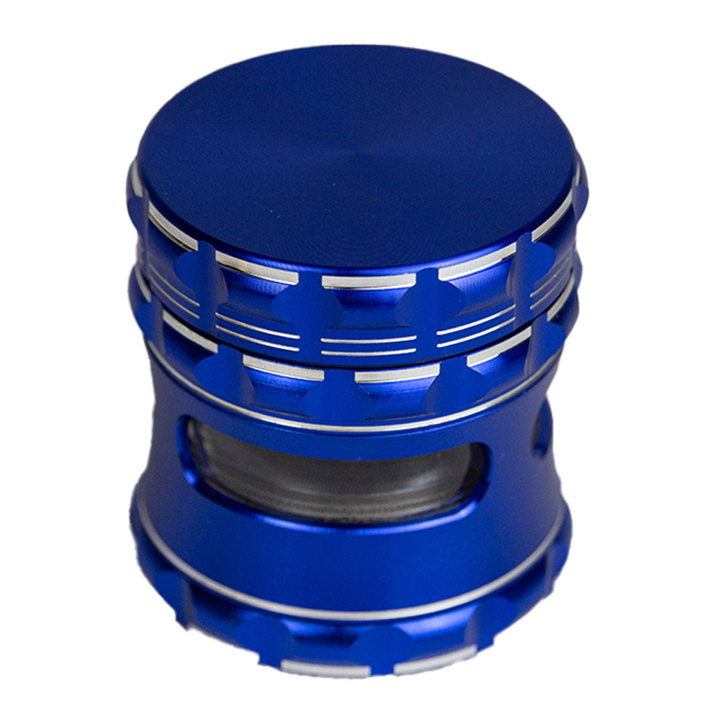 Blue Stainless Steel 60mm Herb Grinder