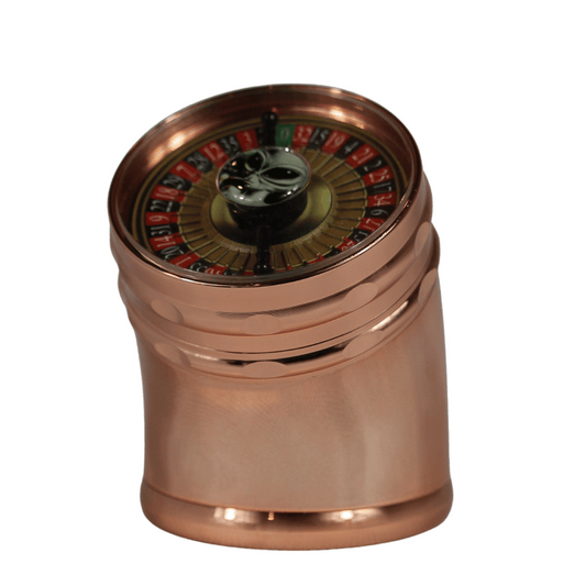 Copper Roulette Wheel Herb Grinder