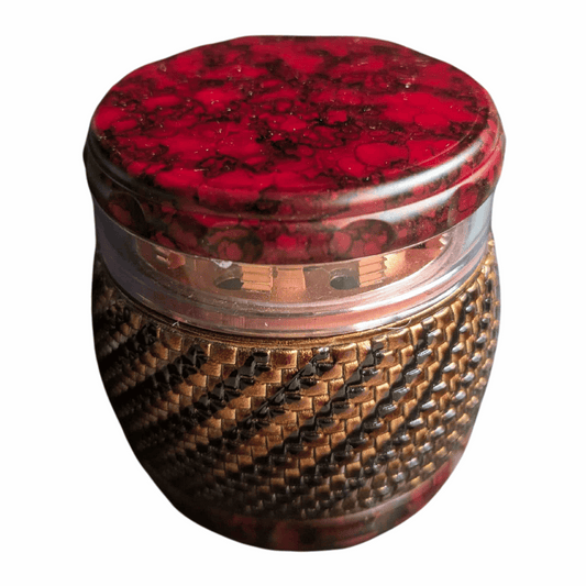 Dark Wood Snake Charmer Herb Grinder 65mm