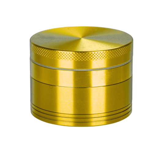 Gold Aluminium 50mm Herb Grinder - 4 Piece