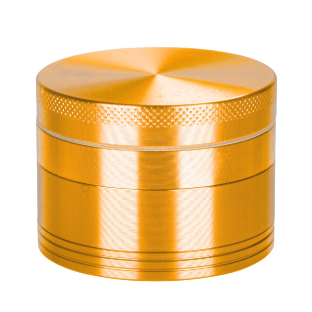 Gold Aluminium 60mm Herb Grinder - 4 Piece