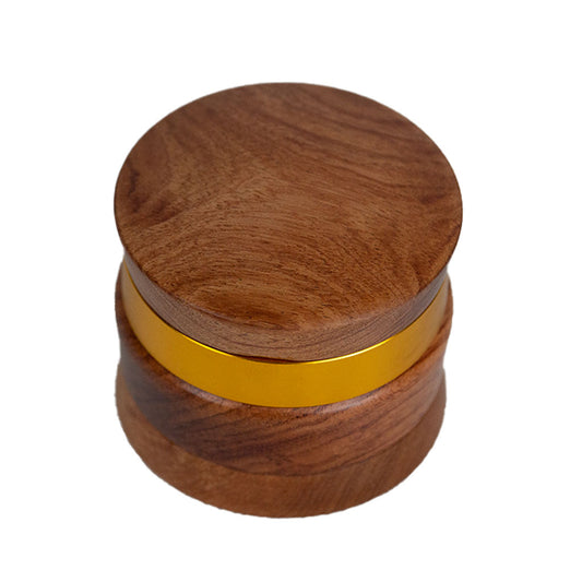 Gold Wooden Herb Grinder