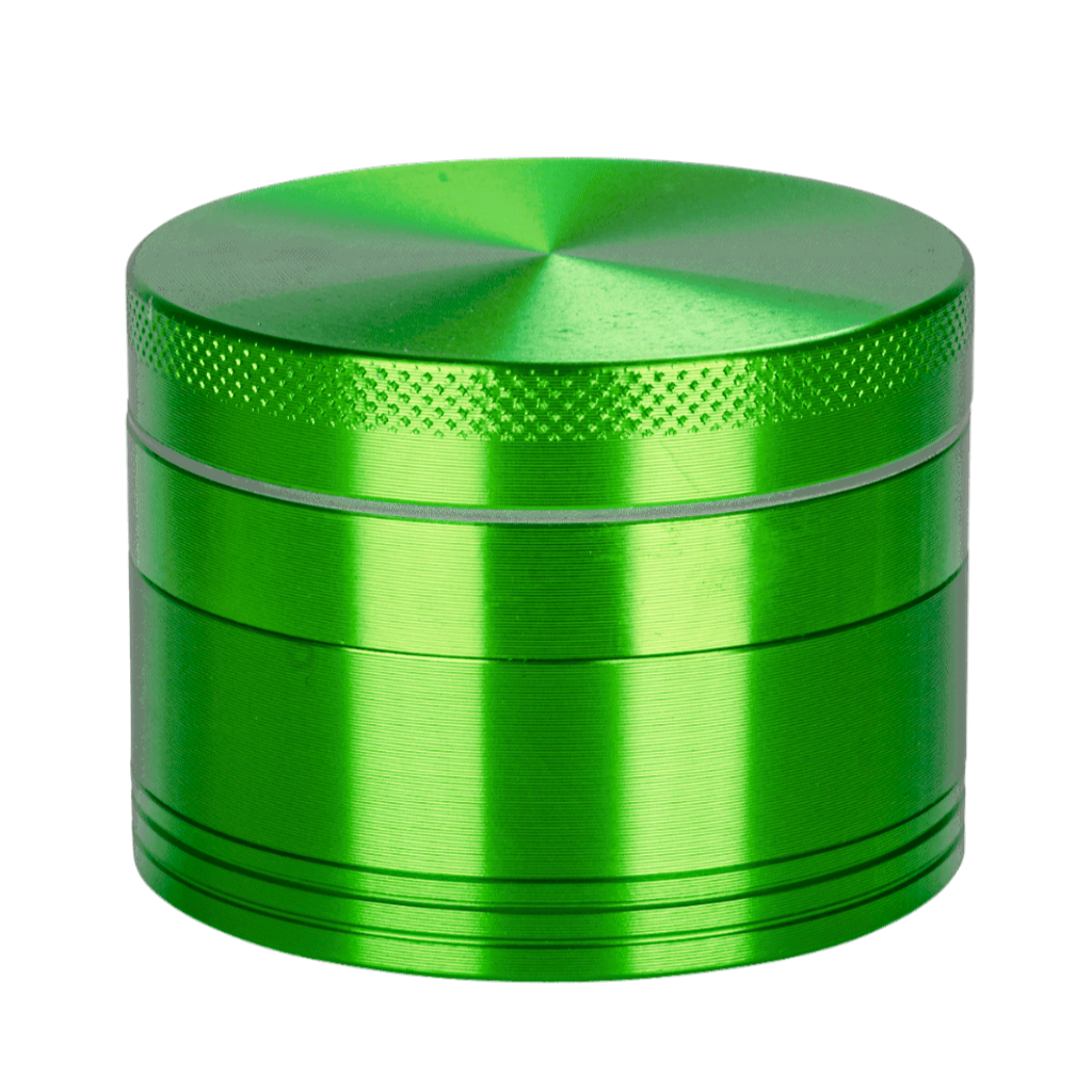 Green Aluminium 60mm Herb Grinder - 4 Piece