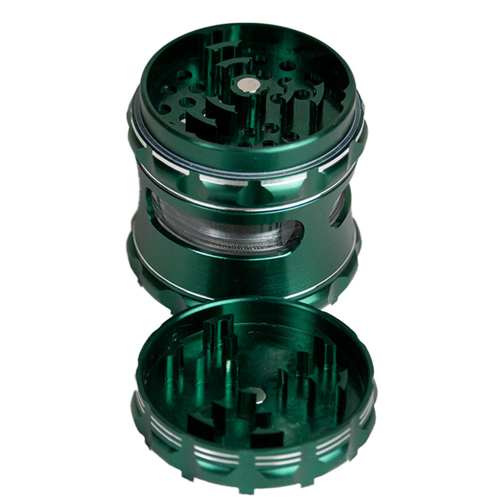 Green Stainless Steel 60mm Herb Grinder