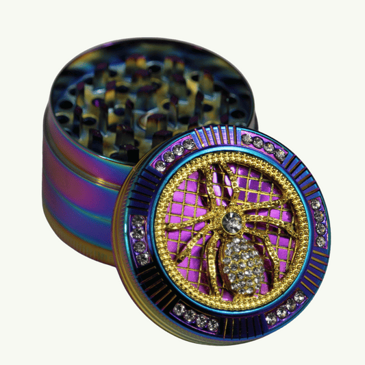 Iced Out Spider Herb Grinder