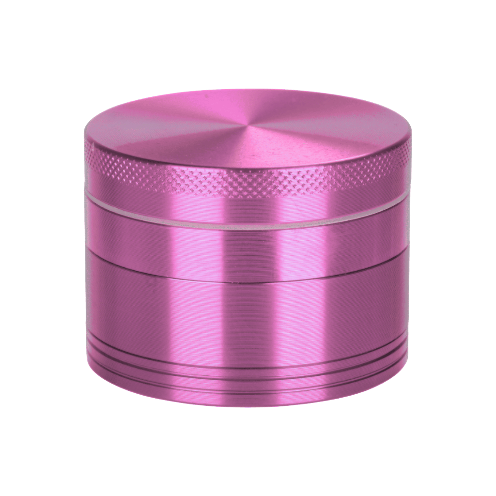 Pink Aluminium 50mm Herb Grinder - 4 Piece