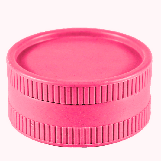 Pink Hemp Fibre 55mm Herb Grinder