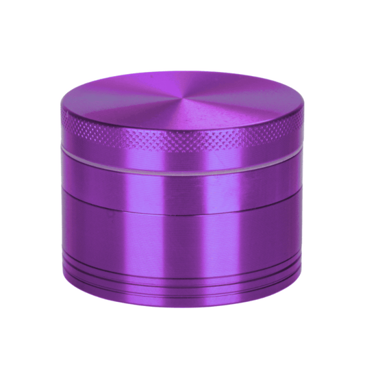 Purple Aluminium 60mm Herb Grinder - 4 Piece
