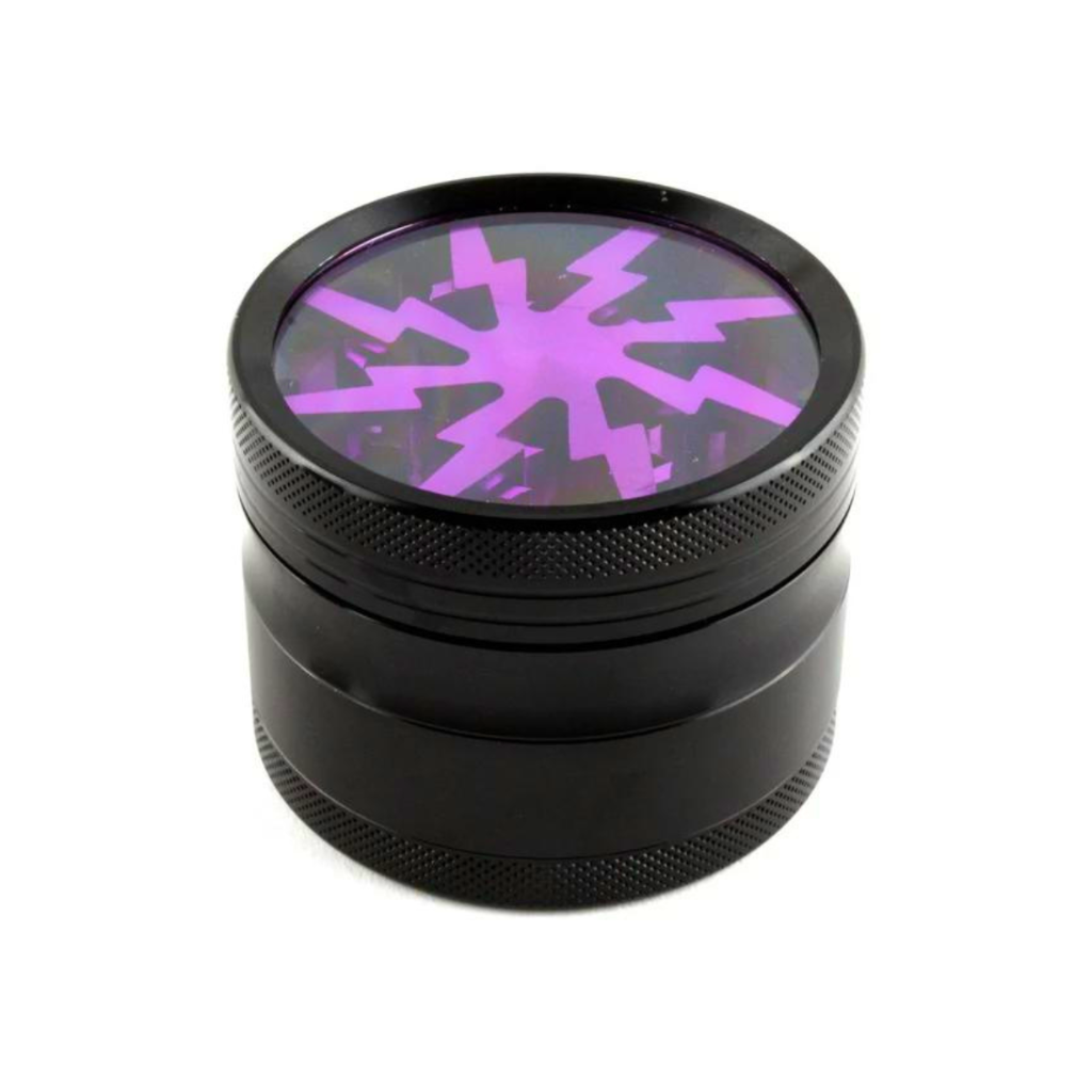 Purple Lightning Arc 63mm Herb Grinder