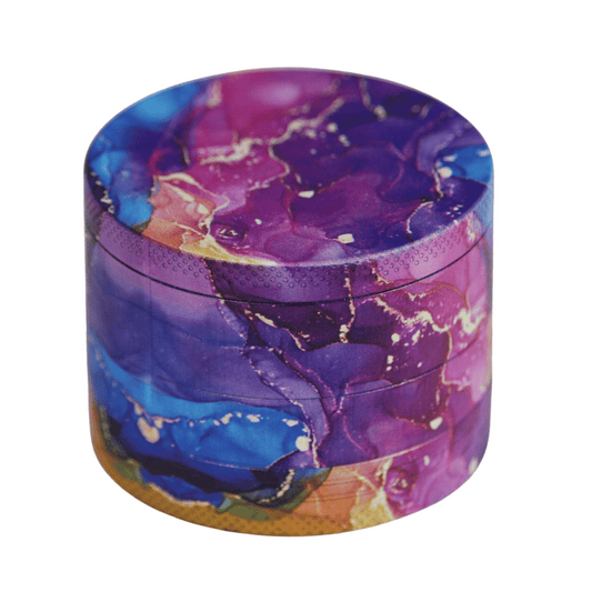 Purple Marble Herb Grinder