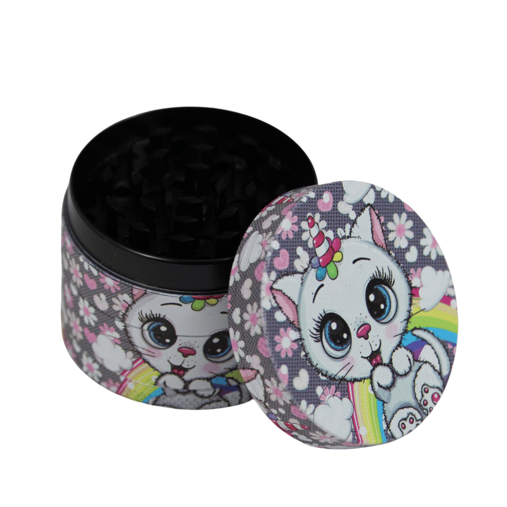 Rainbow Cat Herb Grinder