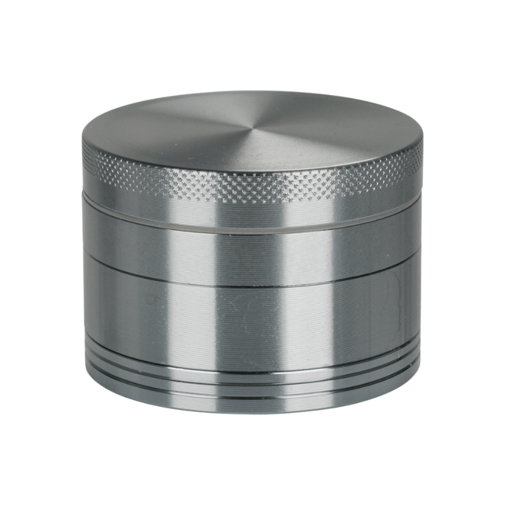 Silver Aluminium 55mm Herb Grinder - 4 Piece