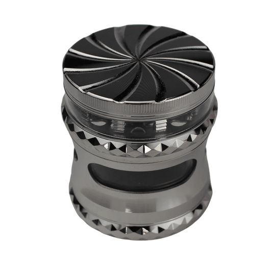Silver Stainless Steel 60mm Herb Grinder