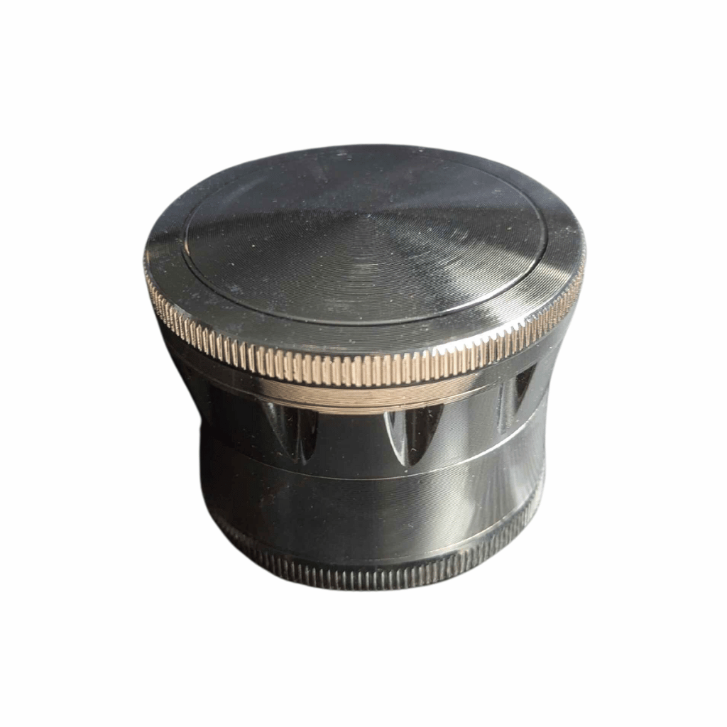 Silver Steel Drum Herb Grinder 60mm