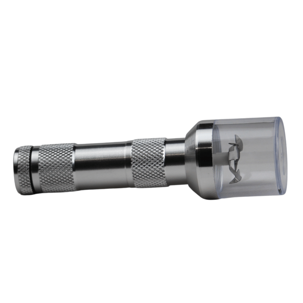 The Electric Torch Herb Grinder Silver
