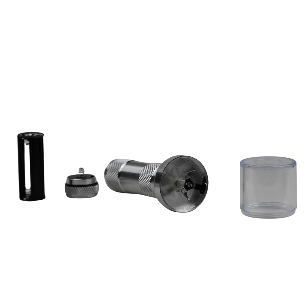 The Electric Torch Herb Grinder Silver