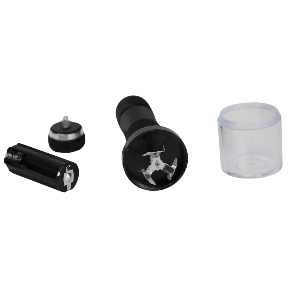 The Electric Torch Herb Grinder Black