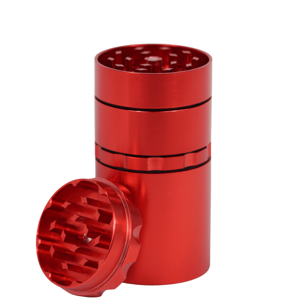 The Tower Red - 5 Piece Herb Grinder