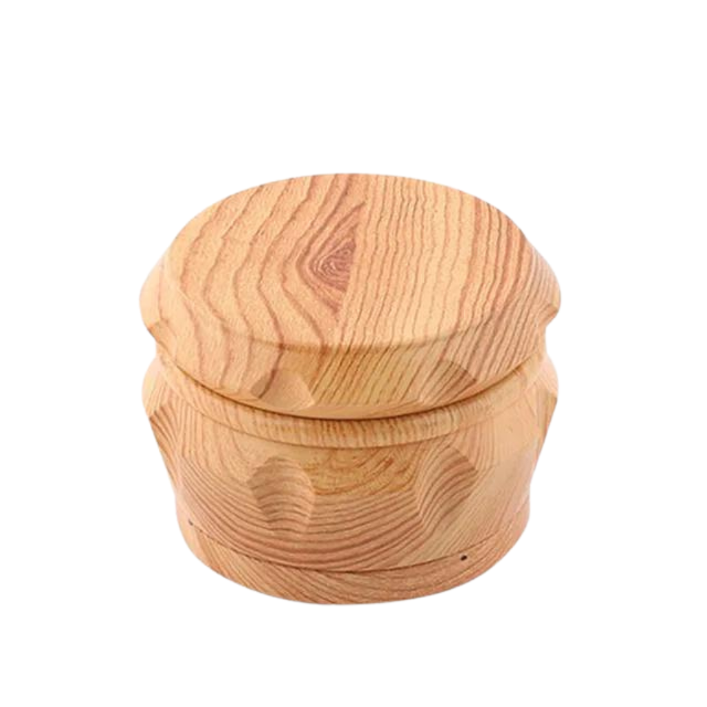 Wooden Drum Light 60mm Herb Grinder
